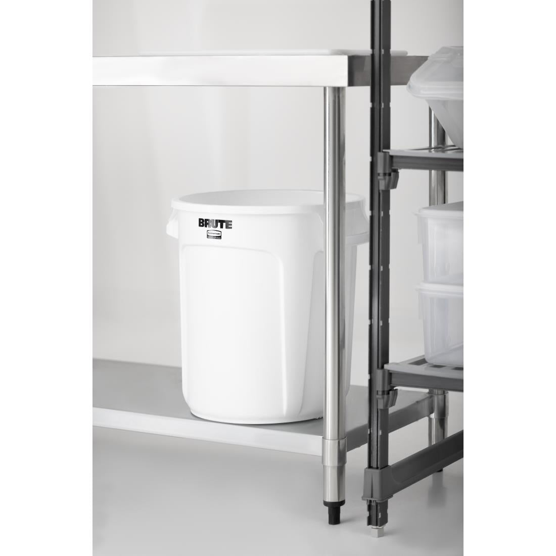 Collecteur Rubbermaid Brute blanc 37,9L — L651
