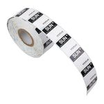 Etiquettes alimentaires code couleur noir Hygiplas dimanche 24mm (lot de 1000) — L930