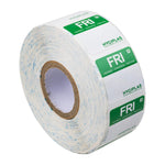 Etiquettes alimentaires code couleur vert Hygiplas vendredi 24mm (lot de 1000) — L935