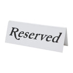 Chevalets de table en plastique Olympia "Reserved" (lot de 10) — L988