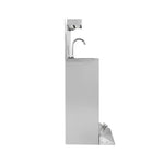 Lave-mains professionnel à commande au pied avec poubelle Dynasteel DLLMAI3000