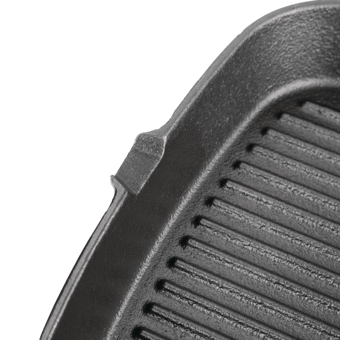 Poêle grill en fonte Vogue rainurée — M653