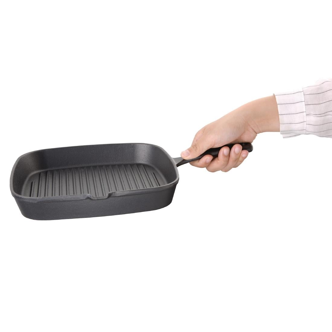 Poêle grill en fonte Vogue rainurée — M653