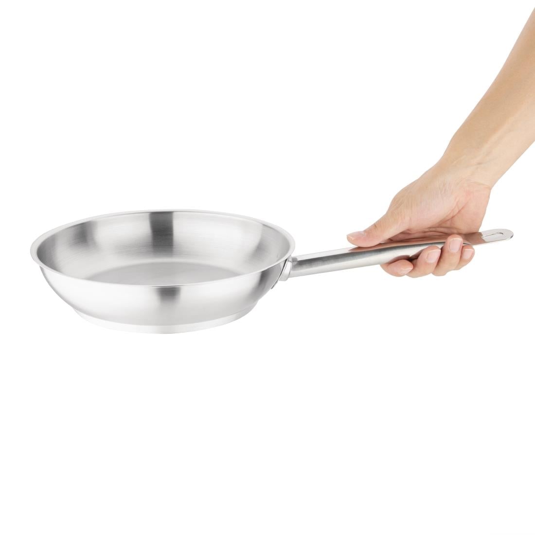 Poêle induction en acier inoxydable Vogue 240mm — M925