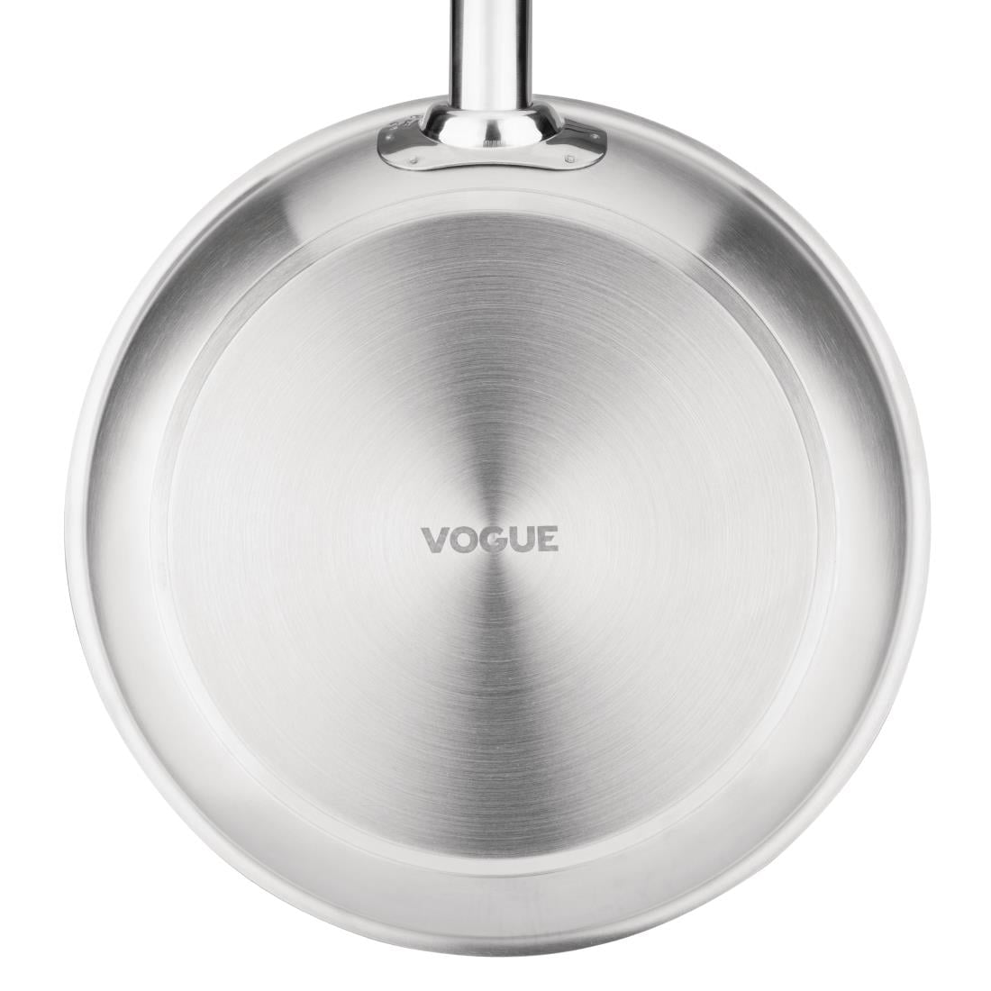 Poêle induction en acier inoxydable Vogue 240mm — M925