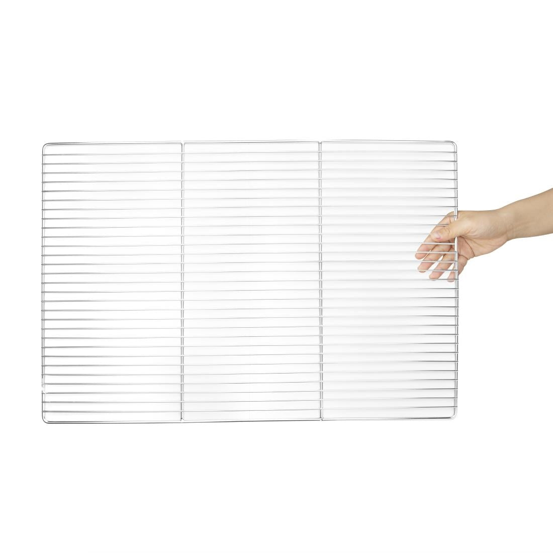 Grille à pâtisserie en inox Vogue 60 x 40 cm — M930