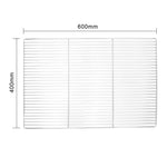 Grille à pâtisserie en inox Vogue 60 x 40 cm — M930