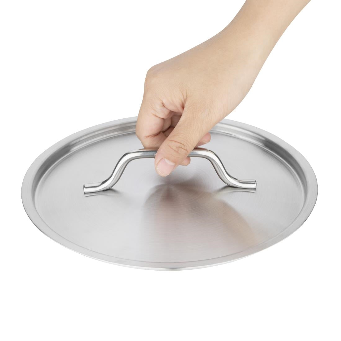 Couvercle en acier inoxydable Vogue 200mm — M949