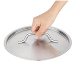 Couvercle en acier inoxydable Vogue 240mm — M950