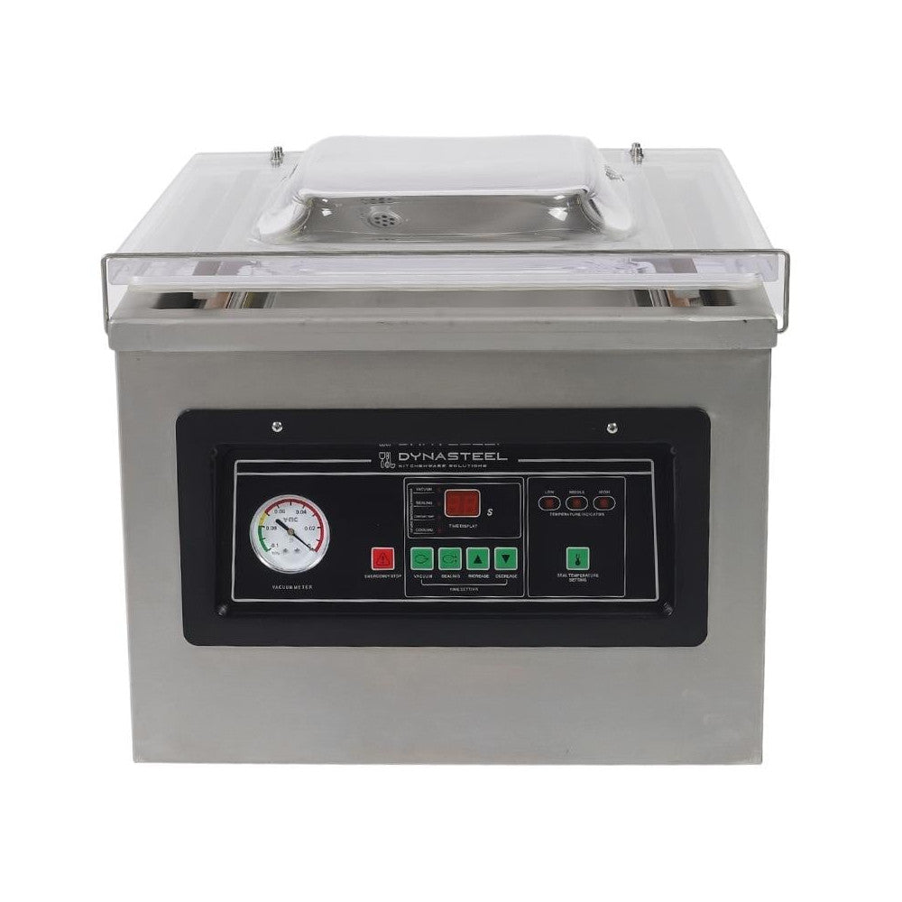 DYNASTEEL zware vacuümsealmachine met sluitring (400 mm sealbalk) 
