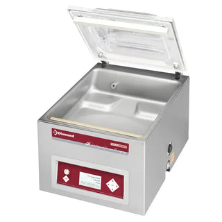 Machine sous-vide cuve inox 350x370xh150 mm. -16 m3/h écran