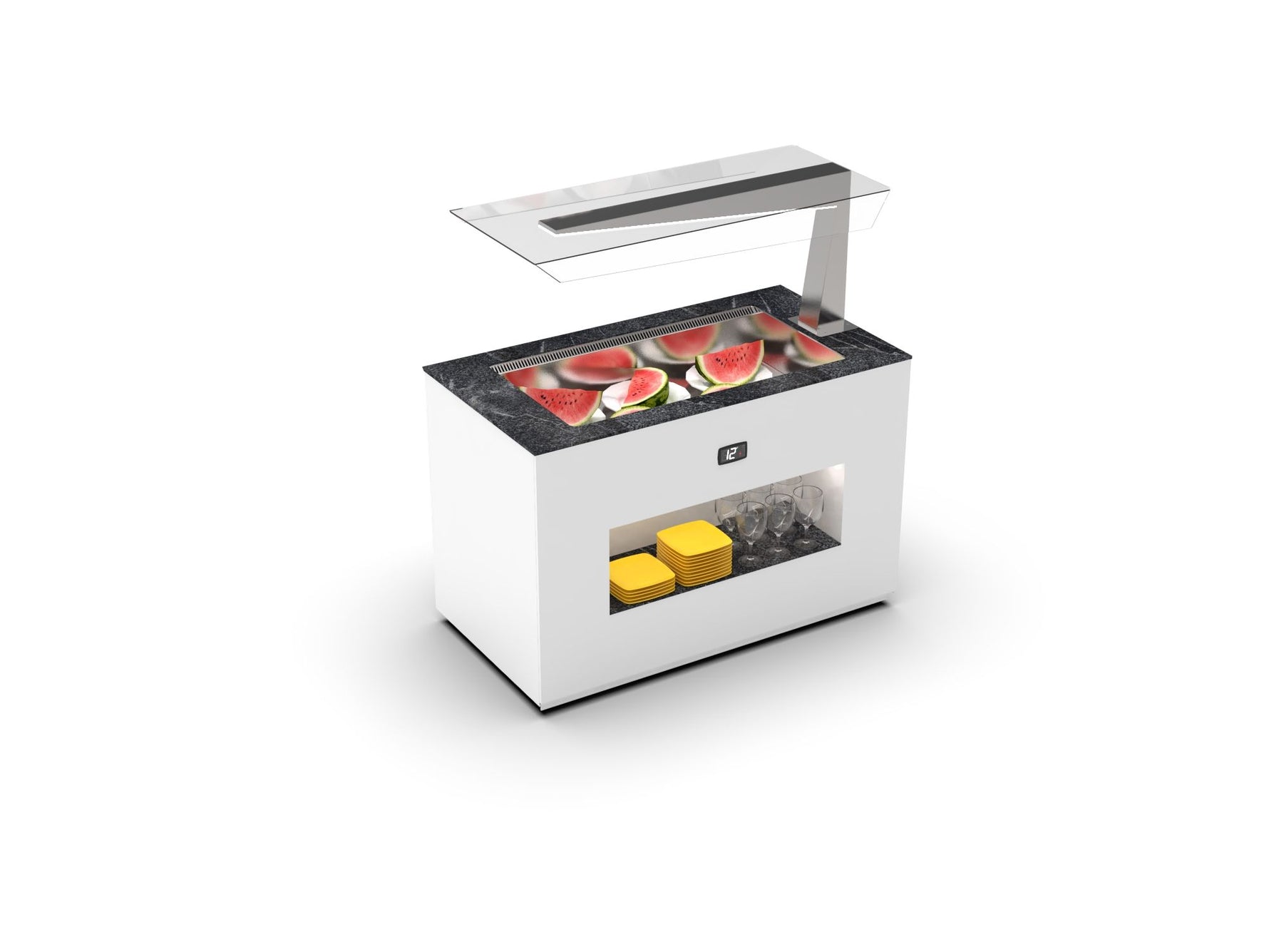 Buffet Réfrigéré Island Sayl – Froid Ventilé 150 mm – Série BUF150FA / BUF150FA-I