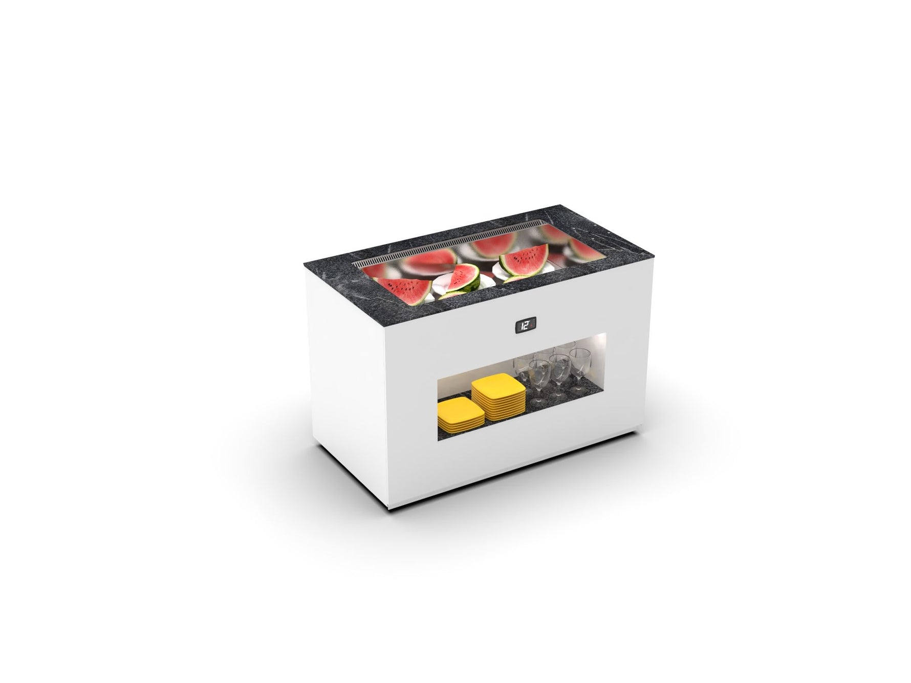 Buffet Réfrigéré de Base – Froid Ventilé 150 mm – Série BUF150F – 1300x700x875 mm