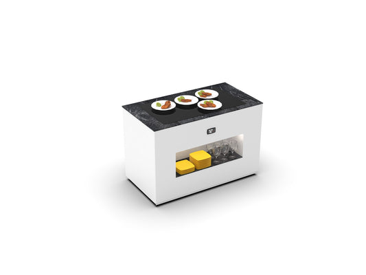 Buffet Réfrigéré de Base – Plaque Froide 15 mm – Série BUF15 – 1300x700x875 mm