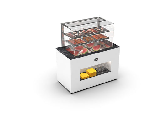 Buffet Réfrigéré Sayl Vision – Froid Ventilé 150 mm – Série BUF150FV / BUF150FV-T