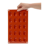 Plaque 20 mini-madeleines en silicone Pavoni Formaflex — N939