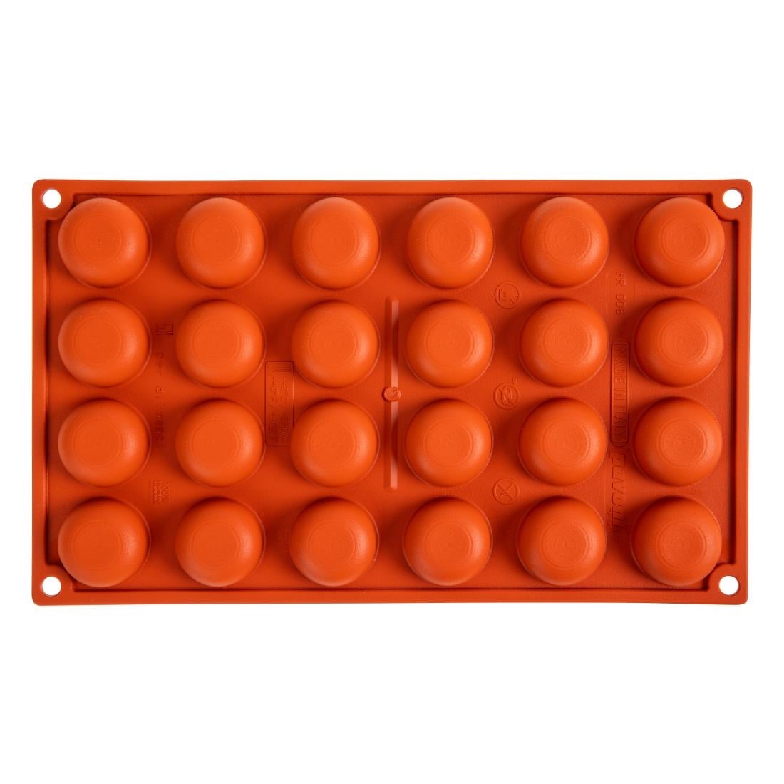 Plaque 24 pomponnettes en silicone Pavoni Formaflex — N940