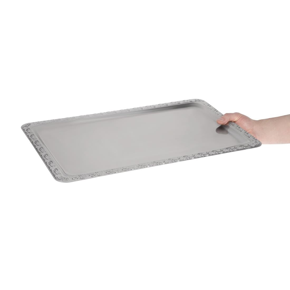 Plateau de service rectangulaire inox APS GN1/1 — P007