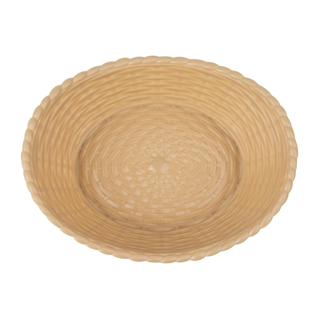 Panier ovale en polypropylène Olympia Kristallon — P017