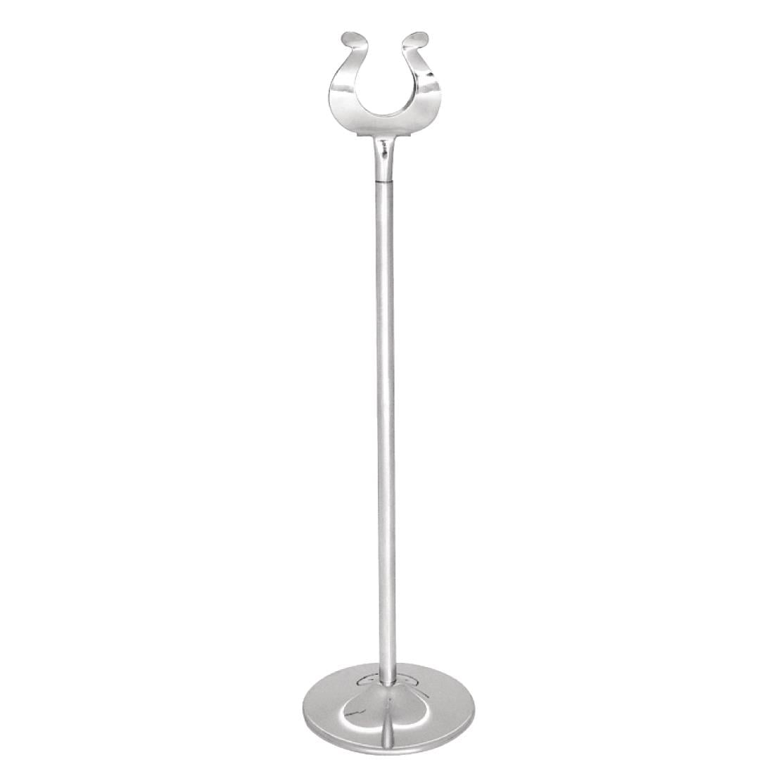 Support numéro de table en inox Olympia 255mm — W621