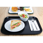 Plateau self-service Olympia Kristallon noir 450 x 350mm — P507