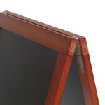 Panneau de trottoir Securit Duplo acajou 700 x 1350mm — P514