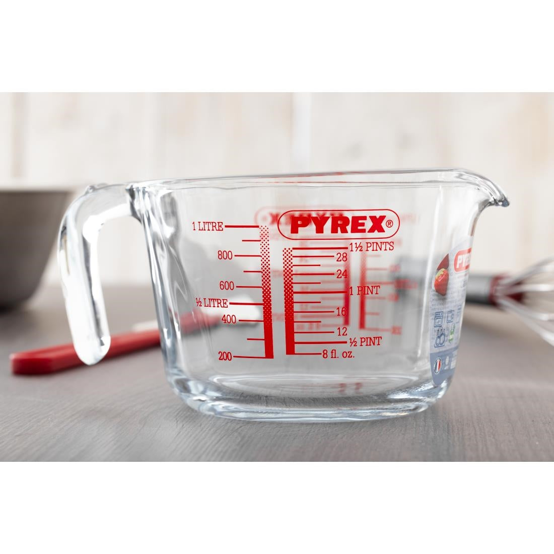 Mesure en verre graduée Pyrex 1L — P587