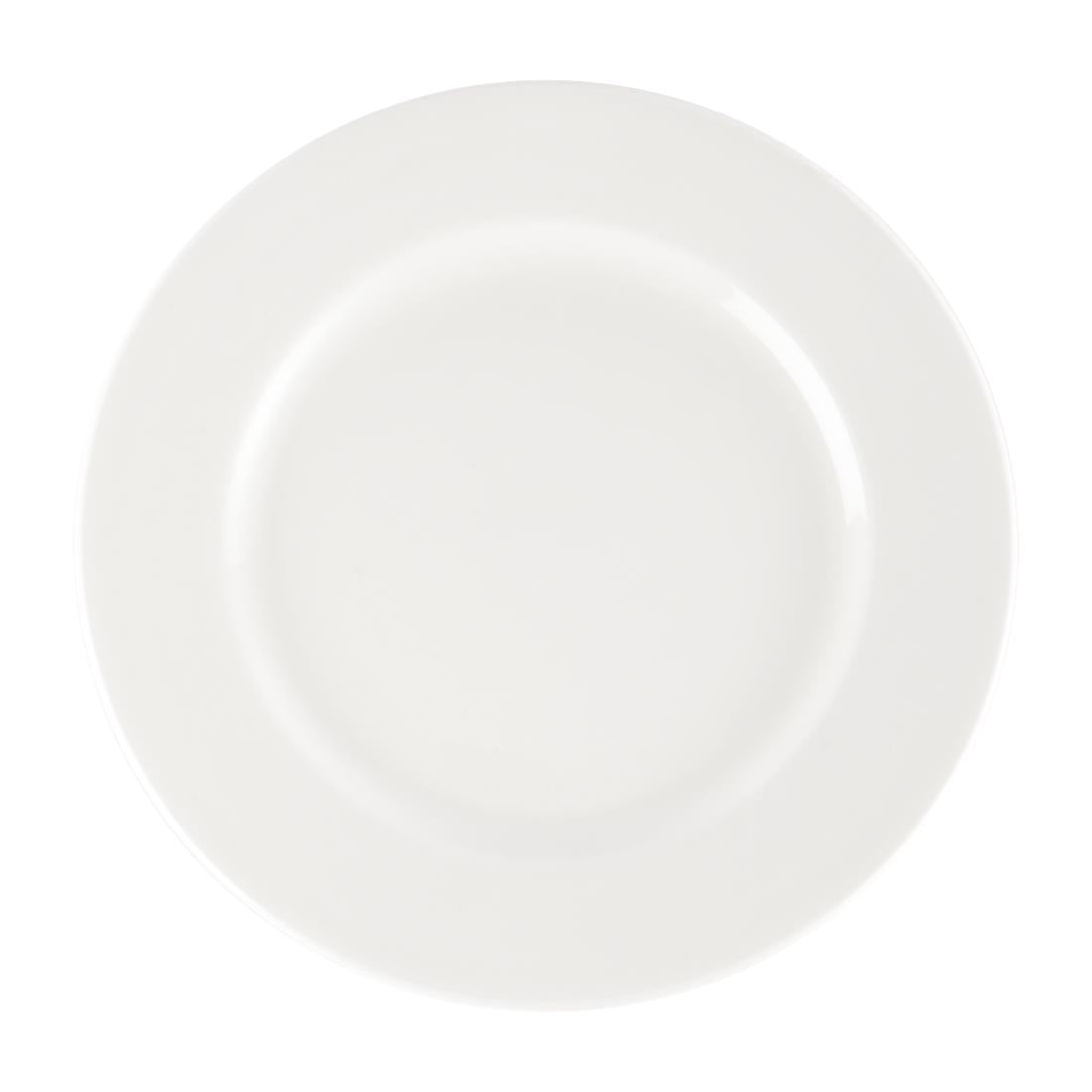 Assiettes classiques blanches Churchill 202mm (lot de 24) — P601