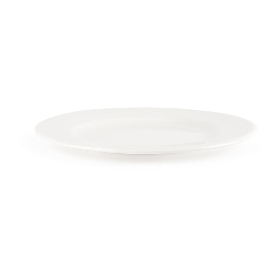 Assiettes classiques blanches Churchill 230mm (lot de 24) — P602