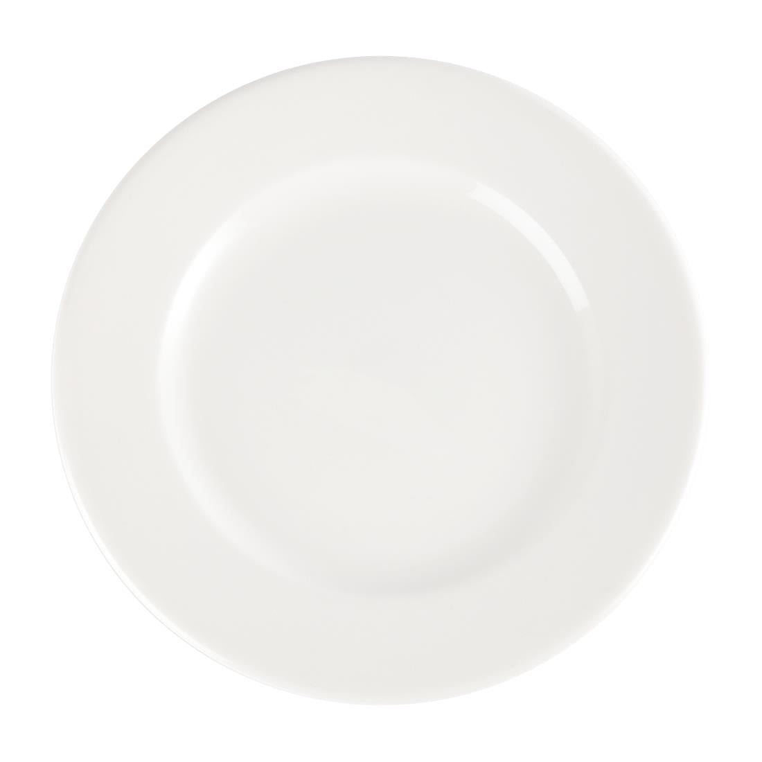 Assiettes classiques blanches Churchill 230mm (lot de 24) — P602
