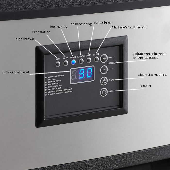 Machine a glaçons 73kg/24h — Combisteel 7081.0015