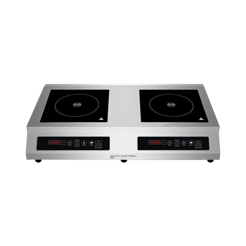 Plaque à Induction Double Professionnelle Dynasteel – 3500 W (2000 W + 1500 W)
