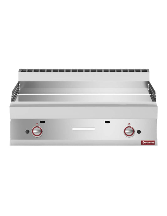 1000X640 Plaque de cuisson gaz EXTRA-LARGE, surface lisse, chromé G65/PLCD10T-N