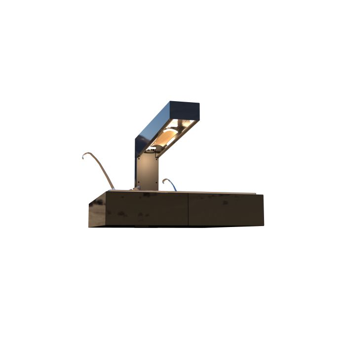 Halogène chauffant en céramique SAYL – Bras pliant – 600W