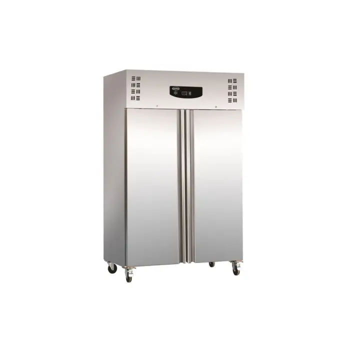 Réfrigérateur 2 portes professionnel inox intérieur alu