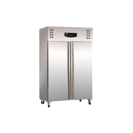 Réfrigérateur 2 portes professionnel inox intérieur alu