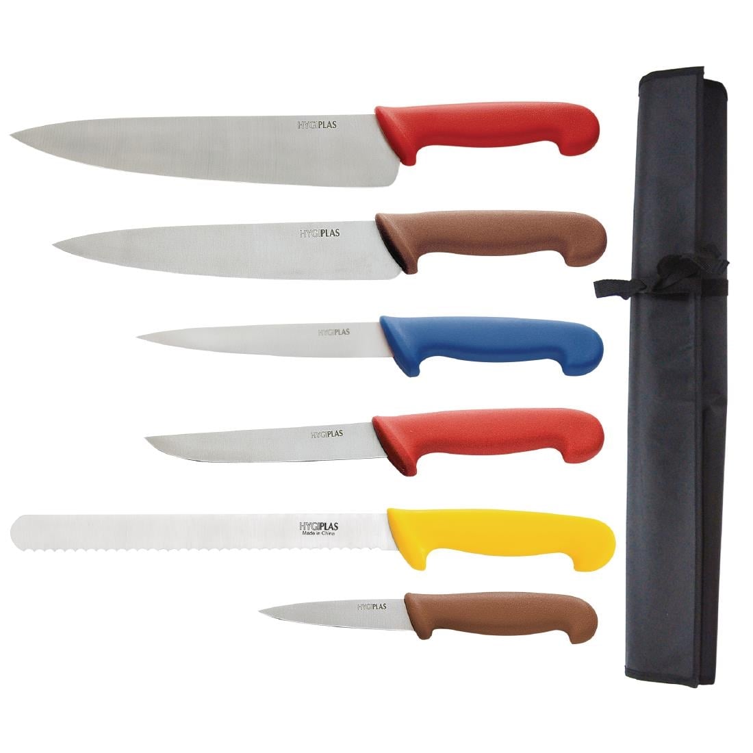Ensemble de couteaux code couleur Hygiplas — S088