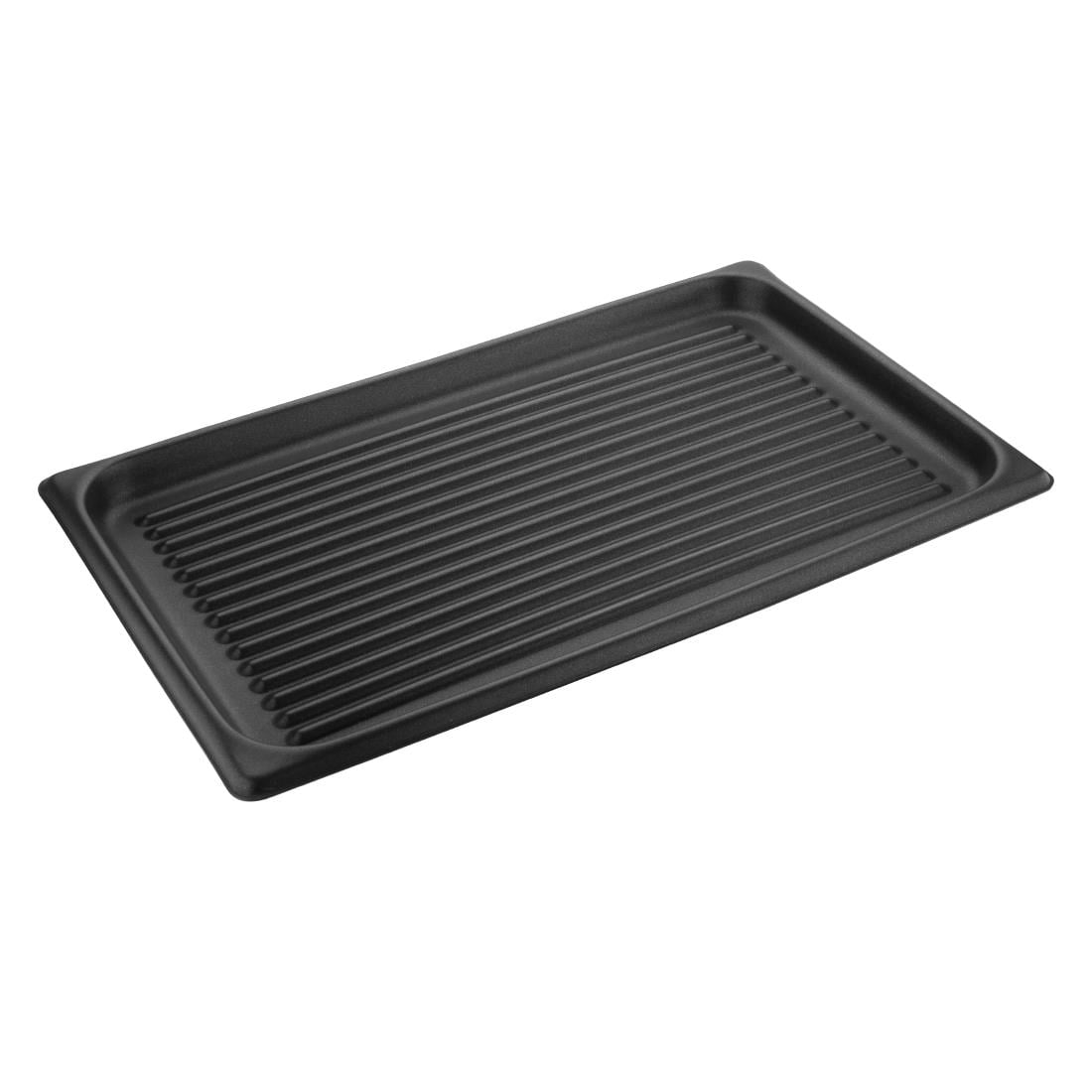 Plaque rainurée GN 1/1 antiadhésive Vogue — S372