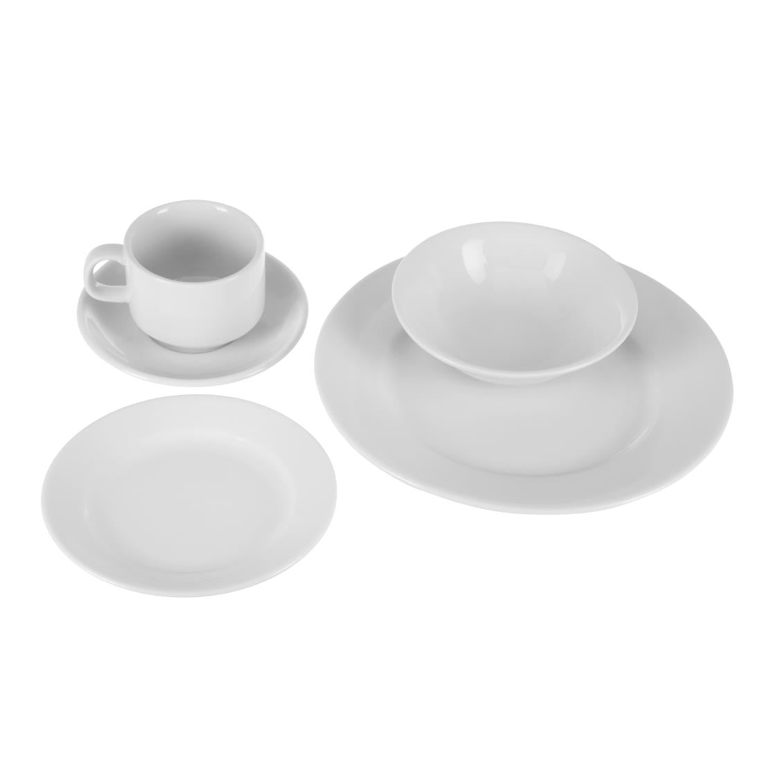 OFFRE SPÉCIALE lot de 24 ensembles composés de 5 pièces Athena Hotelware — S610