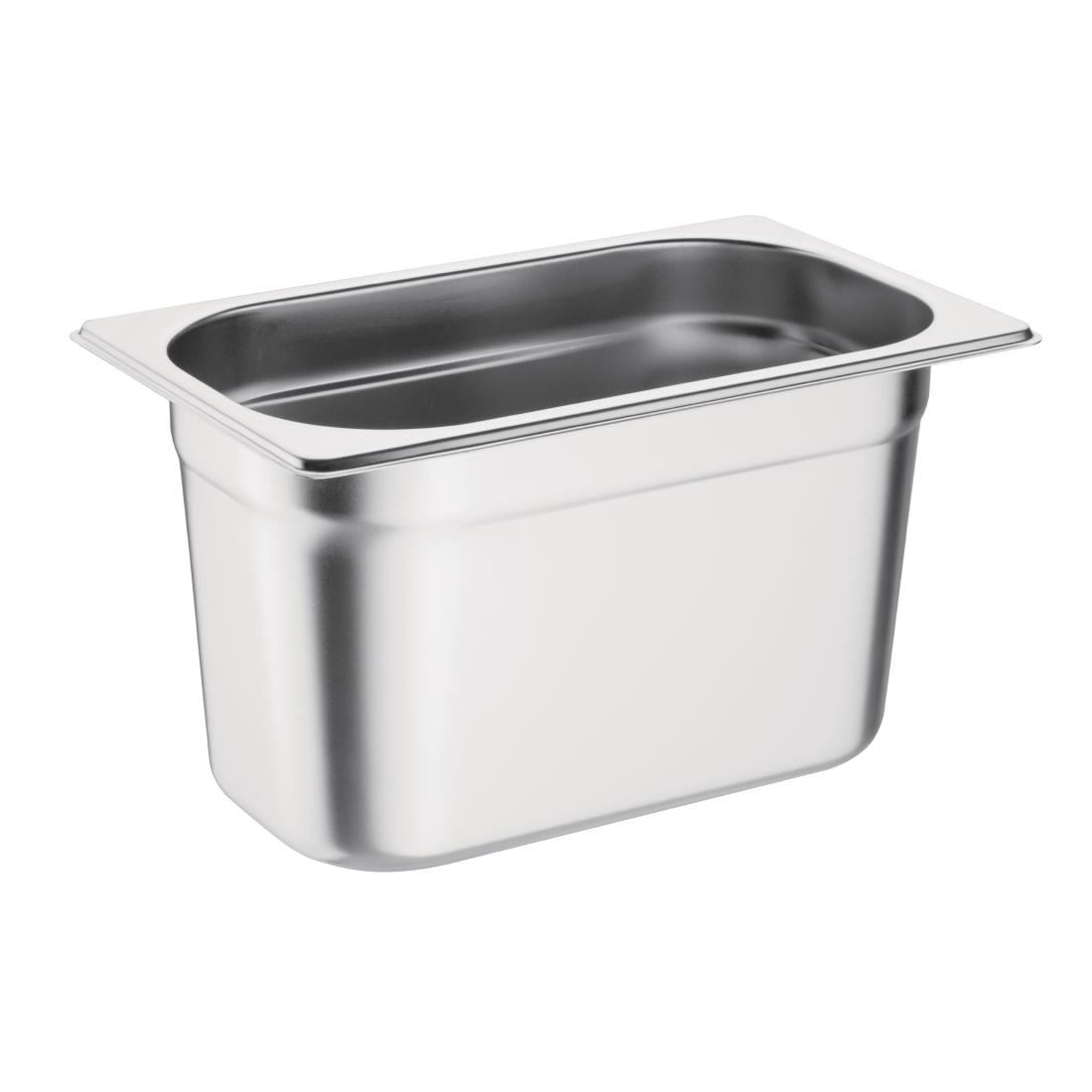 Ensemble de 4 bacs GN 1/4 en inox avec couvercles Vogue — SA247