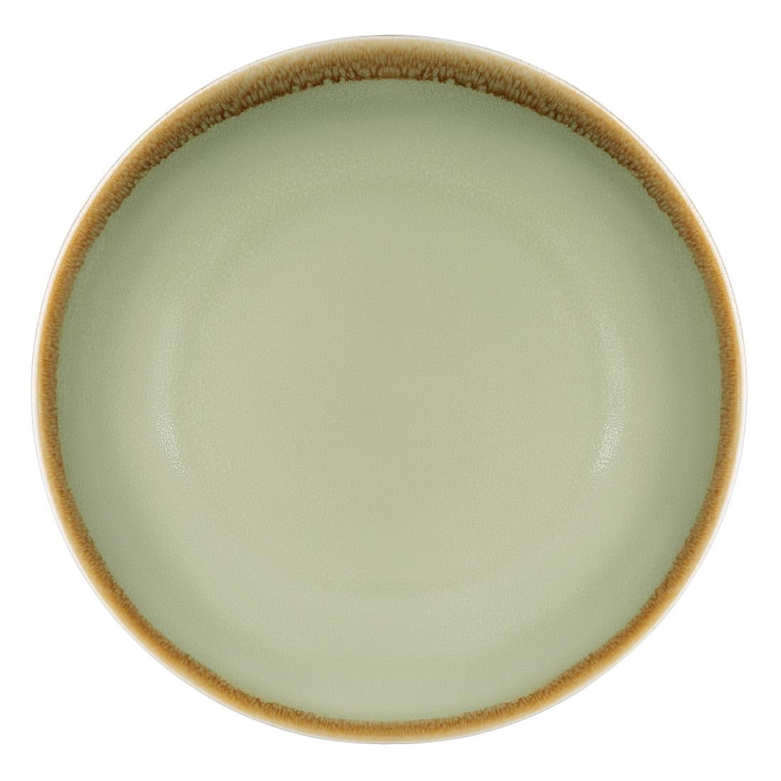 Assiettes plates rondes Kiln Olympia mousse 230mm (lot de 6) — SA283