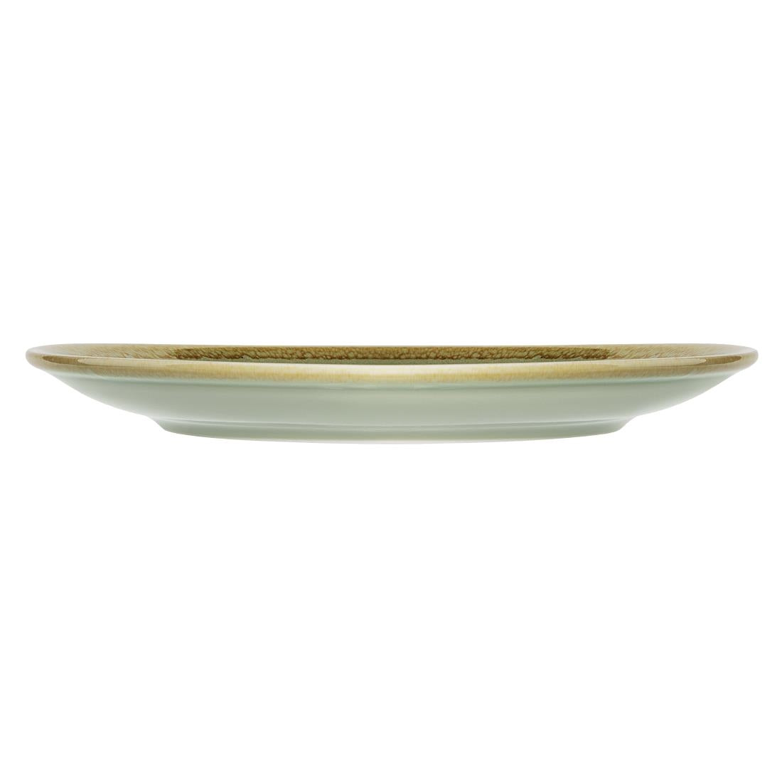 Assiettes plates rondes Kiln Olympia mousse 230mm (lot de 6) — SA283