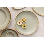 Assiettes plates rondes Kiln Olympia mousse 230mm (lot de 6) — SA283
