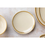 Assiettes plates rondes Kiln Olympia sable 230mm (lot de 6) — SA284