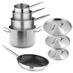 Batterie de cuisine induction en inox 5 pièces Vogue Cook Like A Pro — SA693