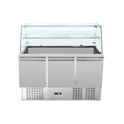 Saladette Réfrigérée 3 Portes - 368 L