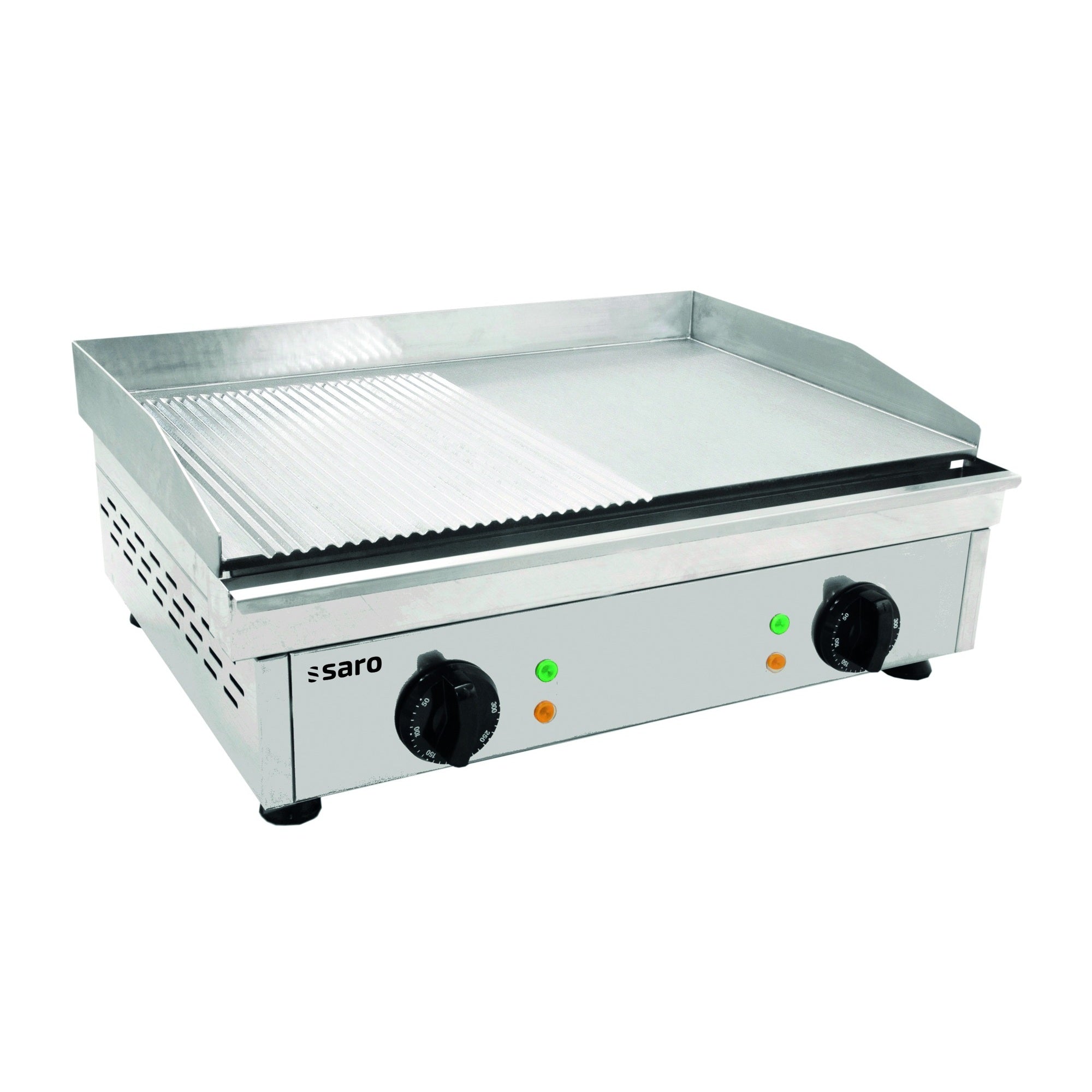 Plaque de cuisson SARO (rainurée + lisse) FRY TOP GM 610 M - 172-3205