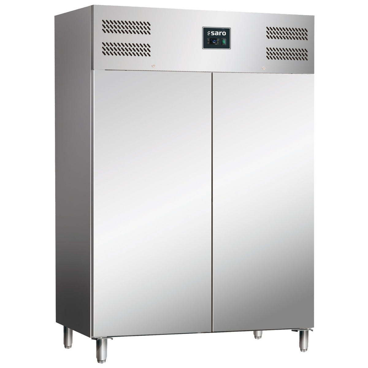 Réfrigérateur professionnel SARO, 2 portes, 2/1 GN, TORE GN 1400 TN - 323-1025