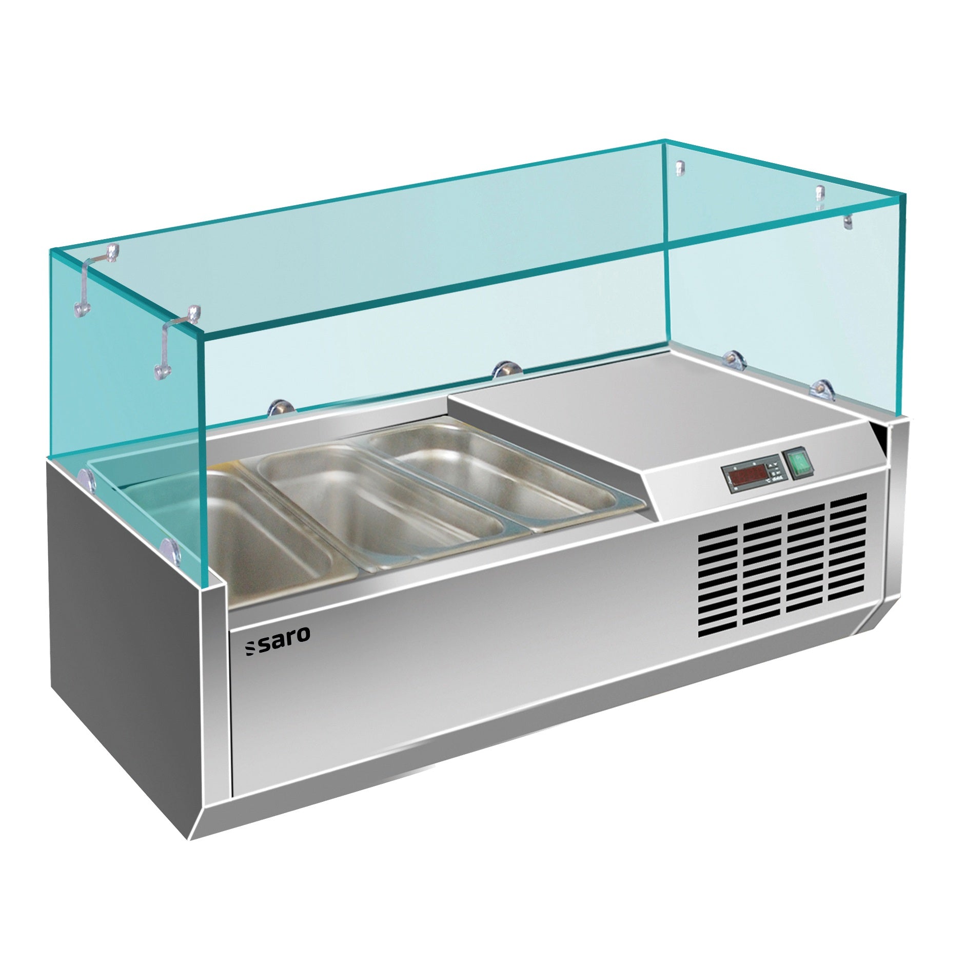SARO Opzet koelvitrine - 1/3 GN VRX 955/380 - 323-1029