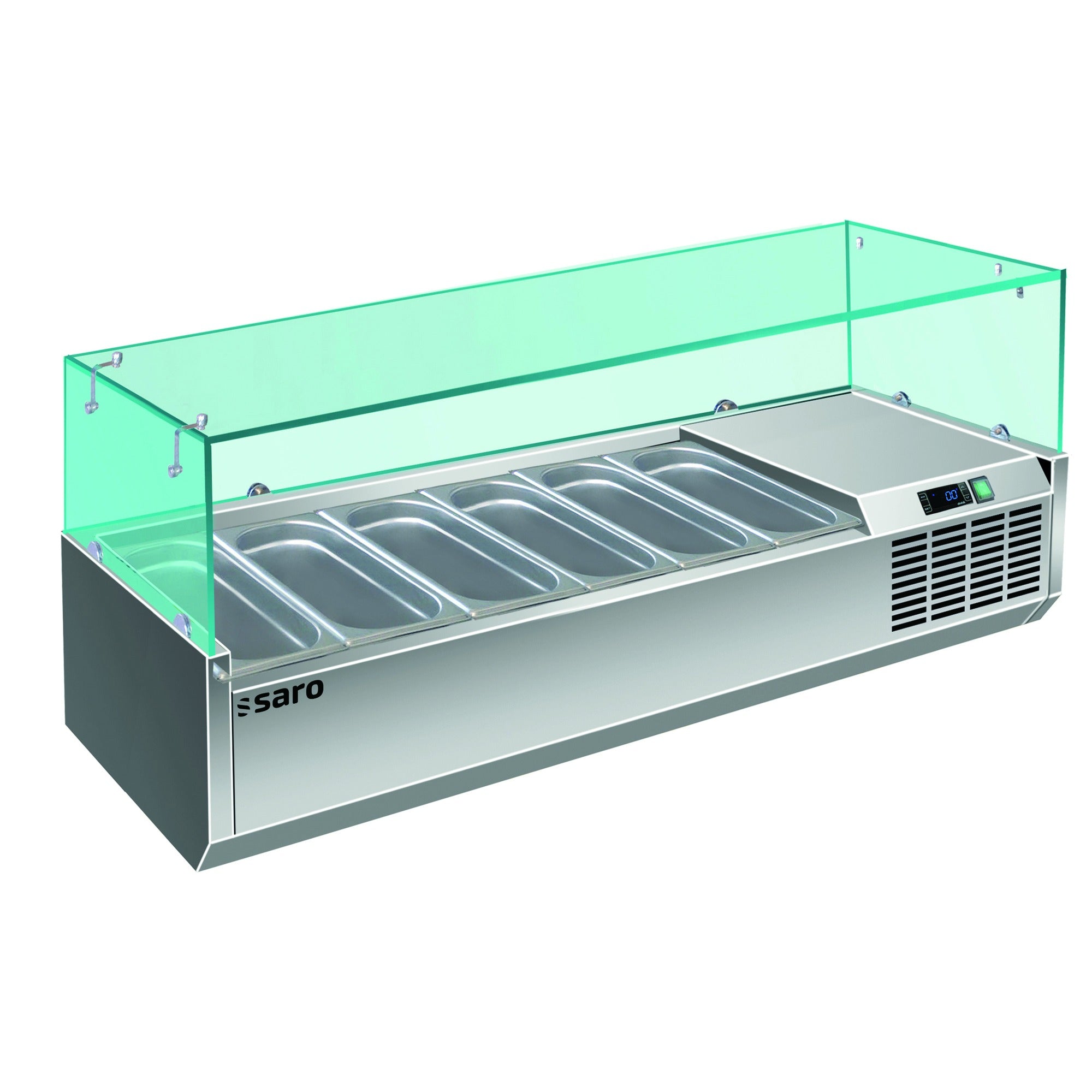 SARO Opzet koelvitrine - 1/3 GN VRX 1500/380 - 323-1034